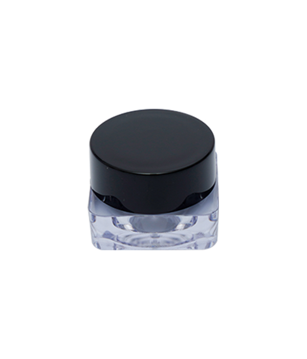 HN3376-黑色螺旋盖化妆品包装瓶